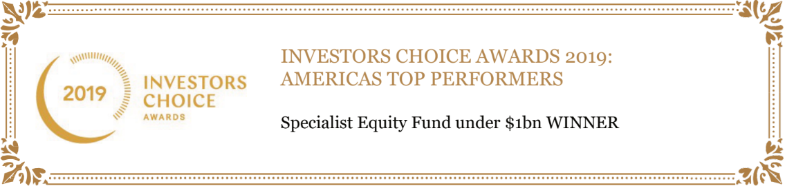 INVESTORS CHOICE AWARDS 2019